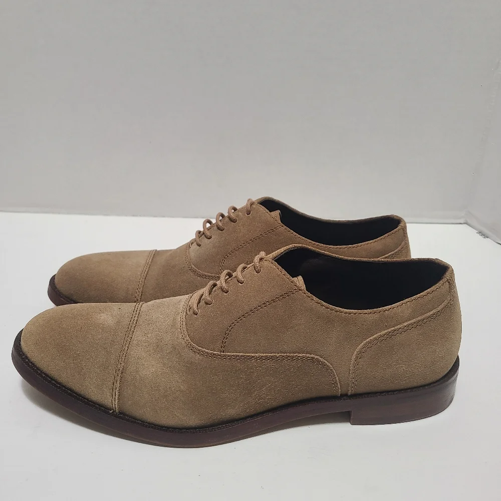 Bloomingdale's The Men's Store Lace Up Cap‎ Toe Dress Shoe 100% Exclusive Size 8